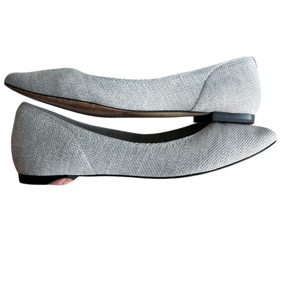 Corso Como Anthropologie Fabric Grey Comfy Flats - Picture 3 of 4